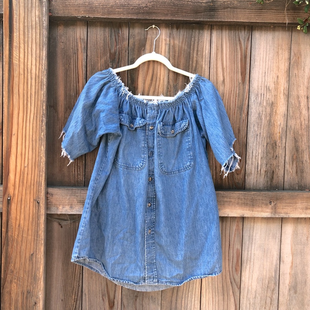 URBAN RENEWAL (UO) Mini Denim Dress
